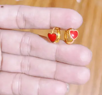 Buy Small Light Weight Gold Earrings One Gram Gold Studs for Women-vietvuevent.vn
