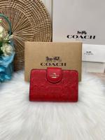 NewCoachhh? กระเป๋าสตางค์ใบกลาง Hiendor size: 6"