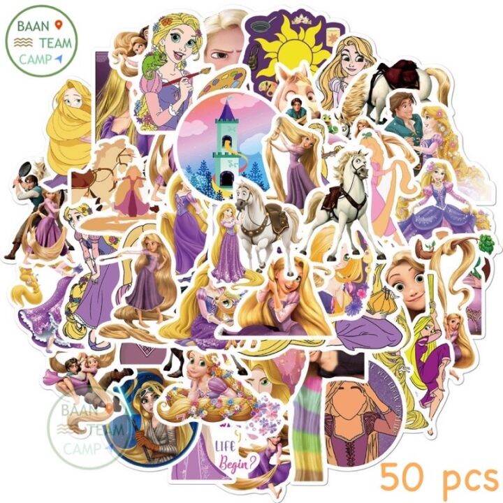 sticker-mermaid-373-เจ้าหญิง-ariel-50ชิ้น-disney-เจ้าหญิงดิสนี่ย์-ดิสนี-นางเงือก-ราพันเซล-เอลซ่า-เบลล์-frozen-แอเรียล