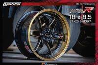 ล้อแม็ก ขอบ18” COSMIS TYPE-R 18x8.5 6H139.7 ET25⭐️ราคา1วง✅ แถมจุ๊บเหล็ก? ล้อแม้มีรับประกันโครงสร้างนาน6ปีสี1ปี✅❤️ ล้อไม่ยื่นออกจากตัวรถ