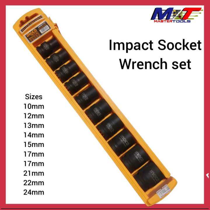 INGCO Socket Wrench Set 1/2 Drive Lazada PH