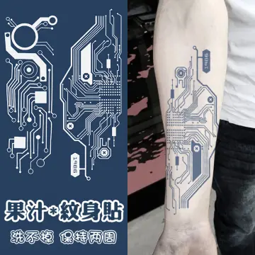 60 Circuit Board Tattoo Designs For Men  Electronic Ink Ideas  Circuit  board tattoo Circuit tattoo Electronic tattoo