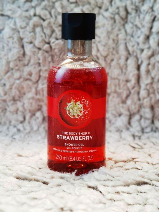 The Body Shop Strawberry Shower Gel 250 Ml Lazada Indonesia