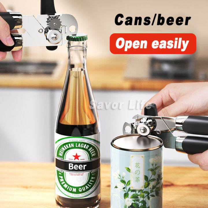 Multifunction Can Tin Opener open the bottle cap Open cat can Kitchen