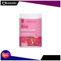 DFPROUND น้าชงรสใหม่ Bio Multi C Lychee รสลิ้นจี่ ขนาด 250 กรัม(กระปุกชมพู)