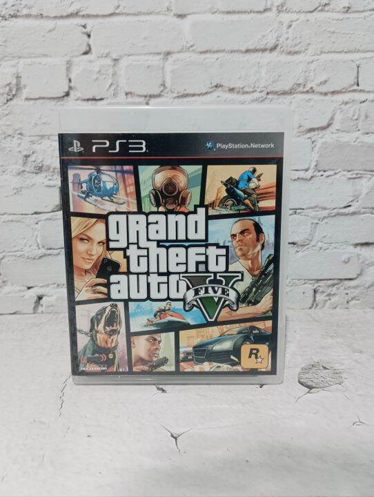 แผ่นเกมส์ps3-gta-vมือสอง