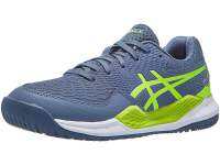 รองเท้าเทนนิสเด็ก ASICS GEL RESOLUTION 9 JUNIOR 2023 STEEL BLUE / HAZARD GREEN