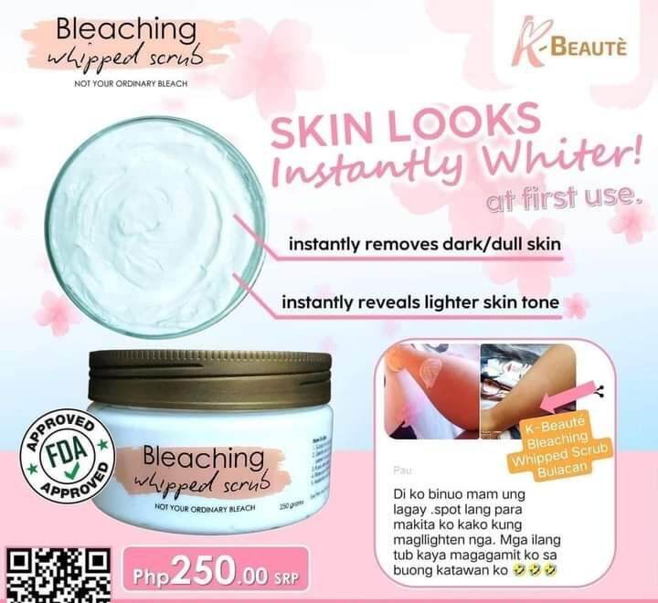kbeaute Bleaching Whip Scrub (250grams) 100 Original Lazada PH