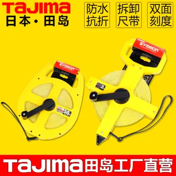 TAJIMA Tajima tool glass fiber ruler tape 30 meters 50 meters 100 meters  leather tape measure tool