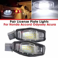 2Pcs ไฟส่องป้ายทะเบียน 18 Led สำหรับ Honda Civic Honda Accord