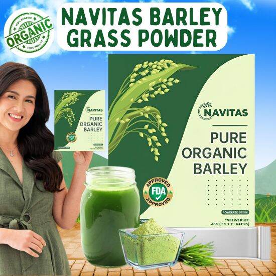 [24hours Shipping] NAVITAS Barley Grass Powder Original 100% Organic ...