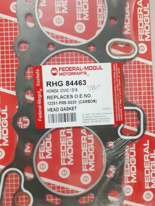 FEDERAL MOGUL CYLINDER HEAD GASKET for HONDA CIVIC/D15 (CARBON