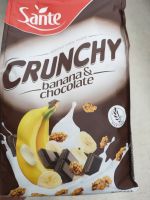 Sante Crunchy Banana With Chocolate 350g. ธัญพืชอบกรอบผสมกล้วยอบแห้งและช็อคโกแลต 350กรัม.