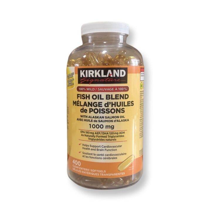 Kirkland Signature 100 Wild Fish Oil Blend, 400 Softgels Lazada PH