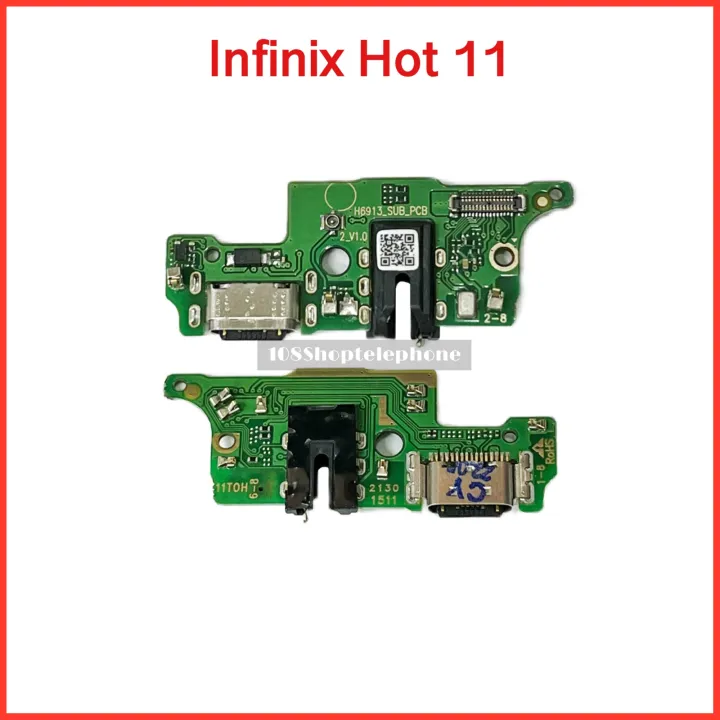 แพรชาร์จไมค์สมอลทอร์ค Infinix Hot11 แพรก้นชาร์จ แพรตูดชาร์จ