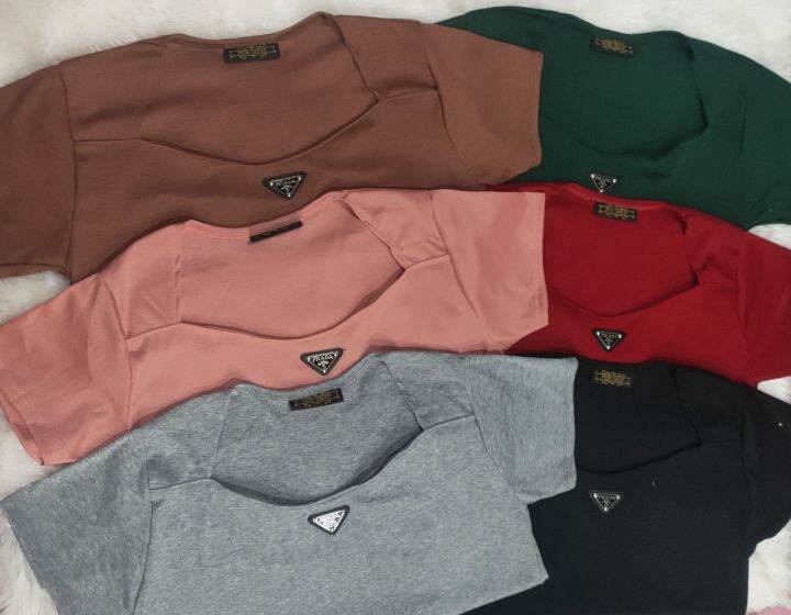 0เสื้อสาวอวบ-สวยมากแม่อก38-46-ยาว24-ผ้ายูนิโคล่-ทรงยิ้มโลโก้กลางผ้ายูนิโคล่