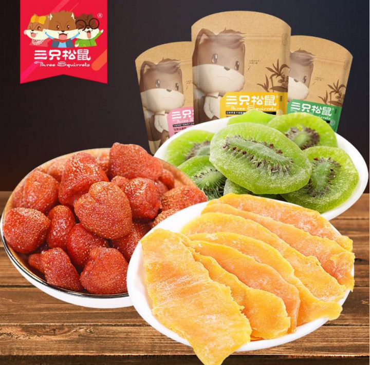 Three Squirrels Flagship Store Dried Fruit Combination Popular