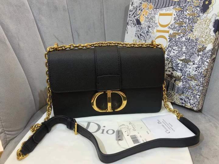 Christian Dior Blue Grey Micro 30 Montaigne CrossbodyClutch Bag  So Over  It Luxury Consignment