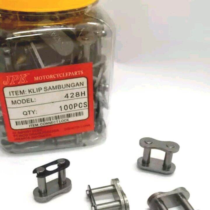 sambungan rantai motor 428 H 100 pcs | Lazada Indonesia