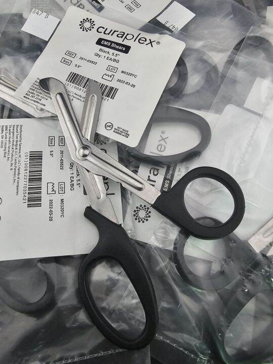 Curaplex Mini EMS Trauma Shears Black 5.5" ของแท้ Lazada.co.th