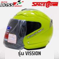 หมวกกันน๊อค SpaceCrown รุ่น Vision  หมวกกันน็อคชาย หมวกกันน็อคผญ หมวกกันน็อคผู้หญิง  หมวกกันน็อคเต็มใบ สเปคคราว หมวกกันน็อก หมวกนิรภัย