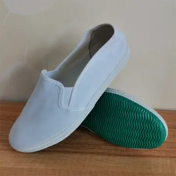 White rubber deals sole shoes