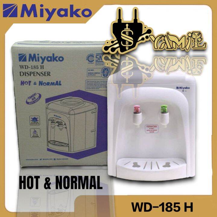 DISPENSER MIYAKO WD 185 H PENDEK HOT & NORMAL Lazada Indonesia
