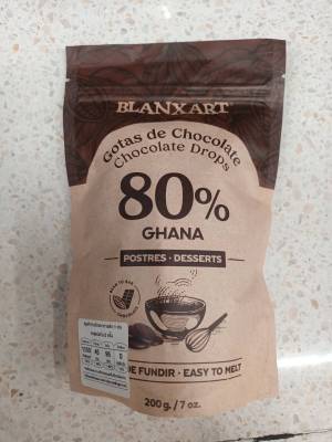 Blanxart 80% Chocolate Drops 200g.ช็อคโกแลต ดร็อปส์ 200กรัม