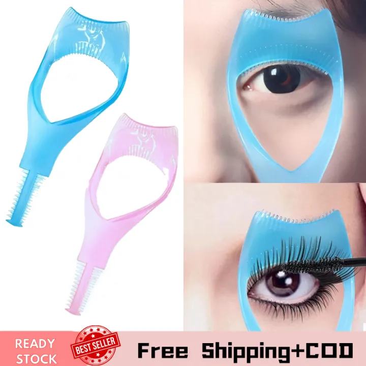 3 In 1 Shield Guide Guard Lash Curler Eyelash Curling Comb เครื่องมือ