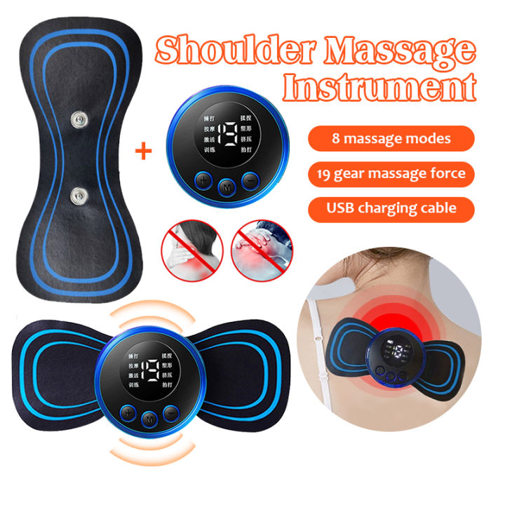 Mini Intelligent Electric Massage Pad Machine for Shoulder Neck Legs  Relaxation