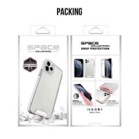 เคสใสSpace กันกระแทก ปุ่มสีเงิน สำหรับรุ่นไอโฟน 13Mini/13Pro/13Promax