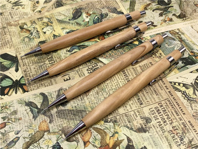 ดินสอไม้มะกอกแบบไม่มีสีเพิ่มความหนาสไตล์ INS ญี่ปุ่นดินสออัตโนมัติ0.3/0.5/0.7/มม. ดินสอสำหรับเขียนภาพ