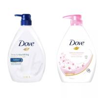 Dove ครีมอาบน้ำ โดฟ  liquid Soap Deeply Nourishing Dark Blue 1000ml