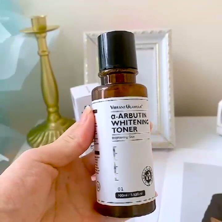 VIBRANT GLAMOUR Arbutin Whitening Toner Niacinamide Reduce Dark Spots