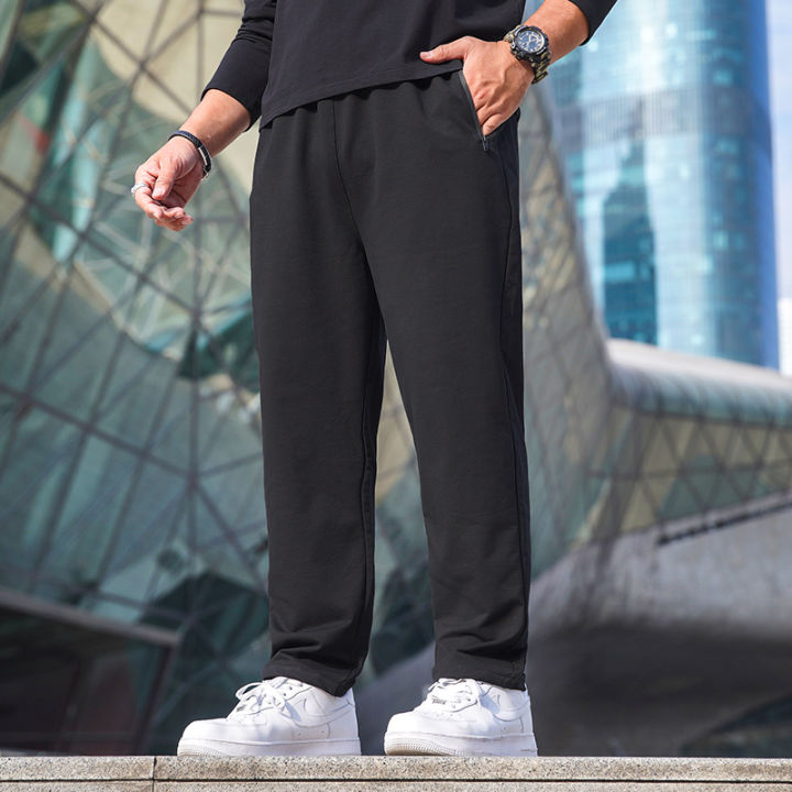 Large Size Sports Pants Men's Extra Large Casual Drape Wide Leg Plus ...