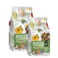 PUUR SNACK ขนาด700กรัม อาหารกระต่าย และอาหารสัตว์ฟันแทะ (700 g.)คัดสรรทำมาจากวัตถุดิบที่ ดีและมีคุณภาพ เหมาะสำหรับสัตว์ฟันแทะทุกสายพันธุ์