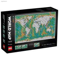 (พร้อมส่ง) Lego 31203 World Map (Customize The Ocean) เลโก้ของใหม่ ของแท้ 100%