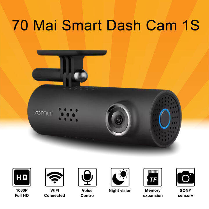 70 mai Car DVR 1S APP Voice Control 70 mai 1S 1080P HD Night Vision 70 ...