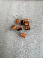 คาปาซิเตอร์ 100UF 25V  100UF 25V ขนาด10x12mm. (10ตัว)100UF 25V 100UF 25V  100UF 25V ตัวสีส้มสินค้าใหม่ของดีในไทยพร้อมส่ง