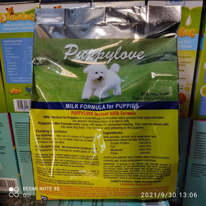 PUPPY LOVE (300g) milk replacer for puppies Lazada PH