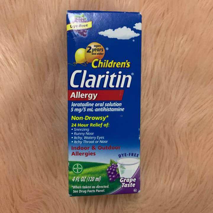 Children’s Claritin Allergy Relief Non Drowsy Liquid Antihistamine For ...