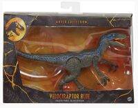 Jurassic World Amber Collection Velociraptor Blue