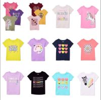 ?เสื้อเด็กผู้หญิงแขนสั้น ผ้านิ่มๆนุ่มๆ ลายน่ารัก?แบรนด์ Garanimals ✅Sz, 1- 5 ขวบ