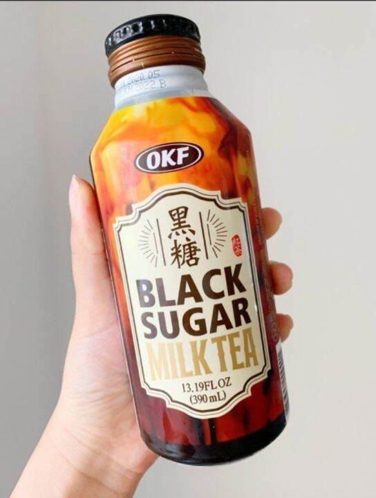 OKF Black Sugar Milk Tea (390mL) | Lazada PH