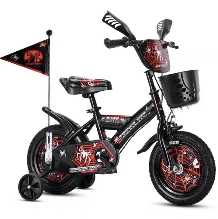 (SG shop) Spiderman superhero theme kids bicycle boy kids bike children bikes for 48 years