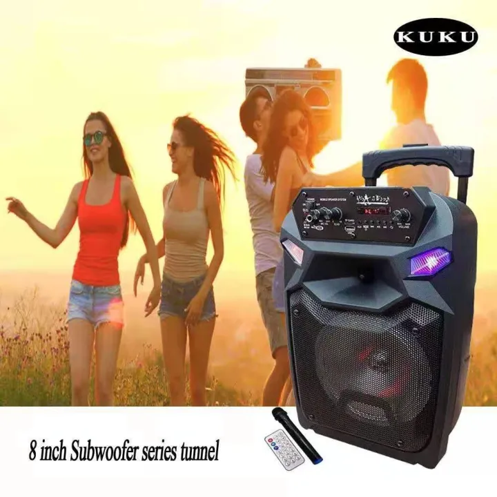 L88 KUKU 8 inches Portable Rechargeable Bluetooth Karaoke Party