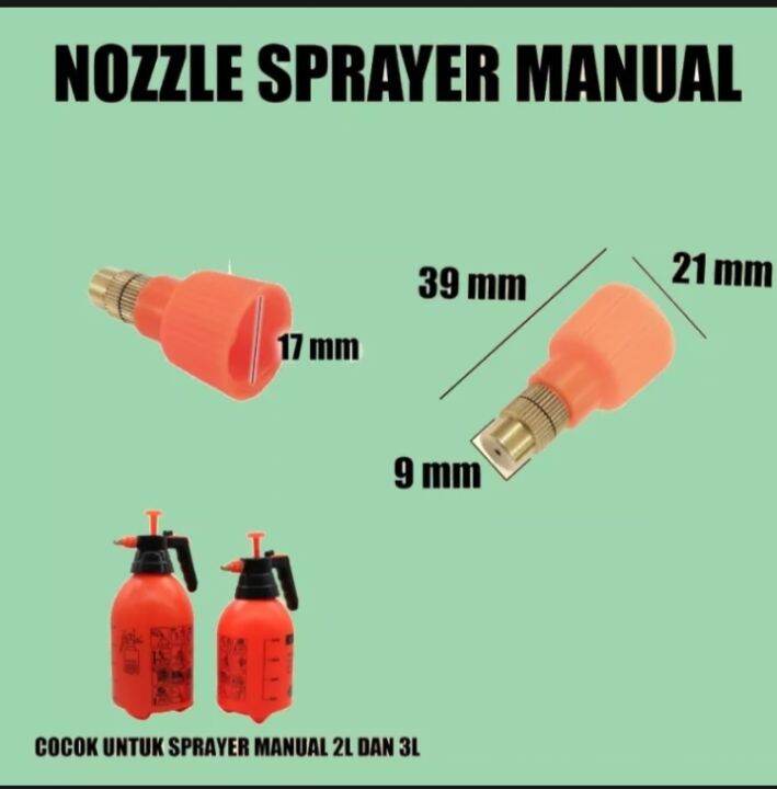 Nozzle Spuyer Kepala Nozel Sprayer Manual Tangan Liter