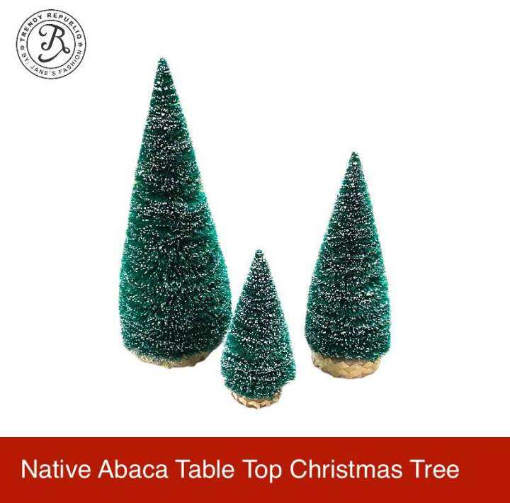 Native Abaca Table Top Christmas Tree Lazada PH