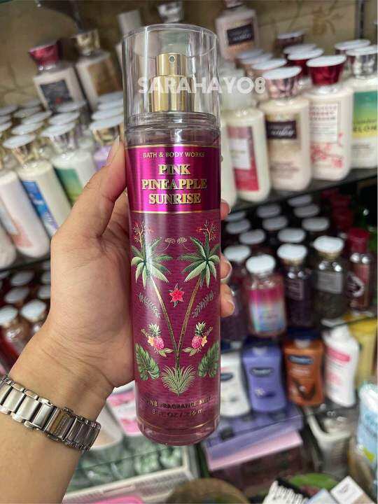 Bath And Body Works Pink Pineapple Sunrise Fine Fragrance Mist 236ml ...