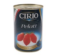 ซีริโอ มะเขือเทศปลอกเปลือก Cirio Pelati Whole Peeled Plum Tomatoes (The Authentic Italian Taste) 400g.